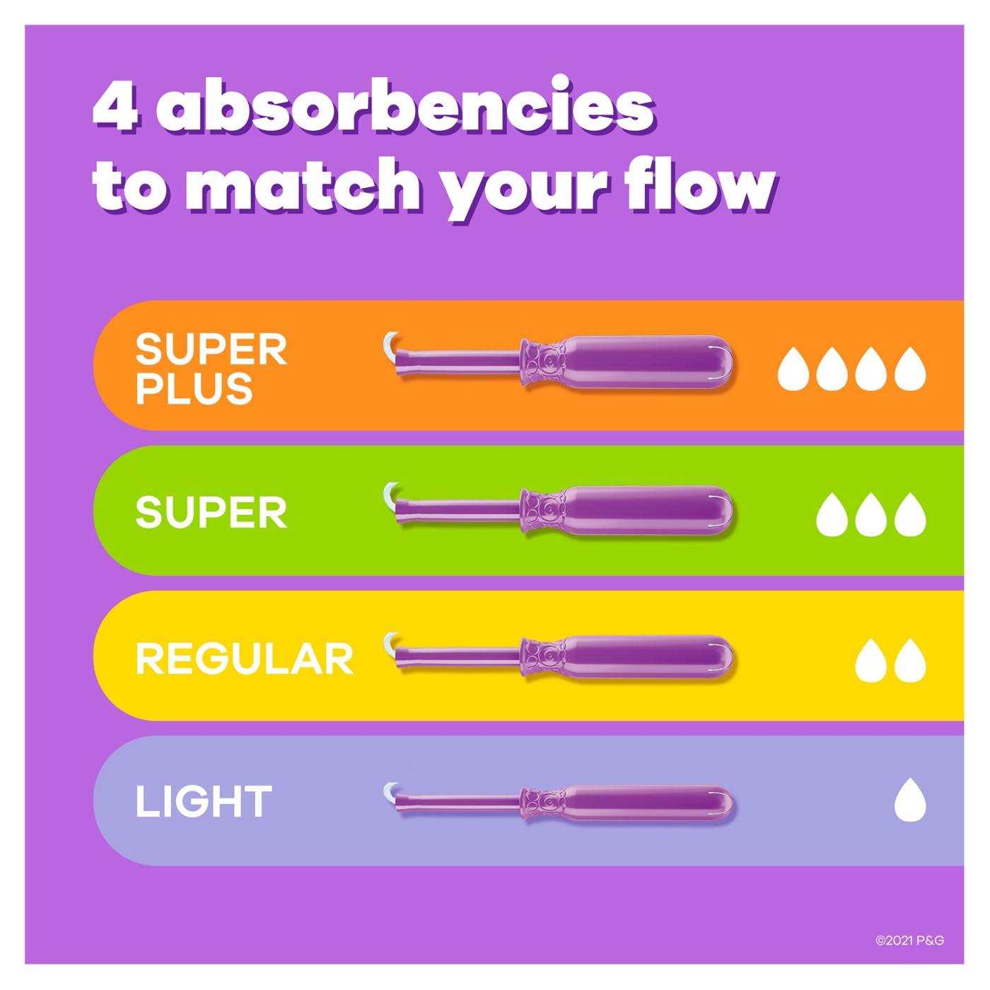 Tampax Radiant Tampons Super Absorbency, Unscented; image 6 of 10