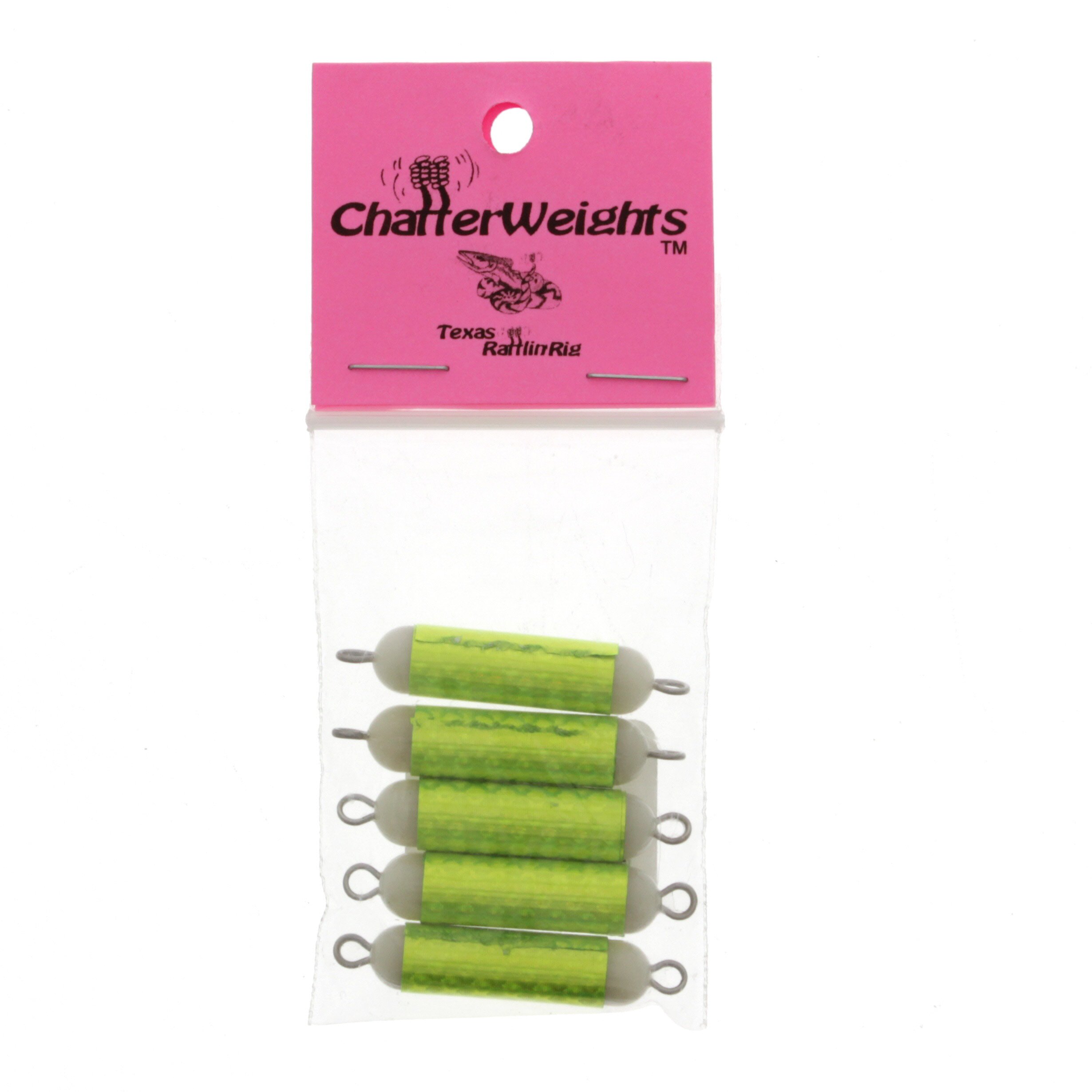 Texas Rattlin' Rig Mini-Chatterweights Green