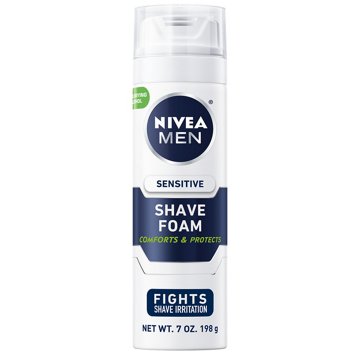 NIVEA Men Sensitive Shaving Foam 7 oz. Aerosol Can, 7 oz