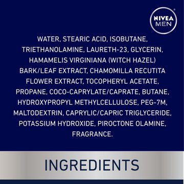 NIVEA Men Sensitive Shaving Foam 7 oz. Aerosol Can, 7 oz