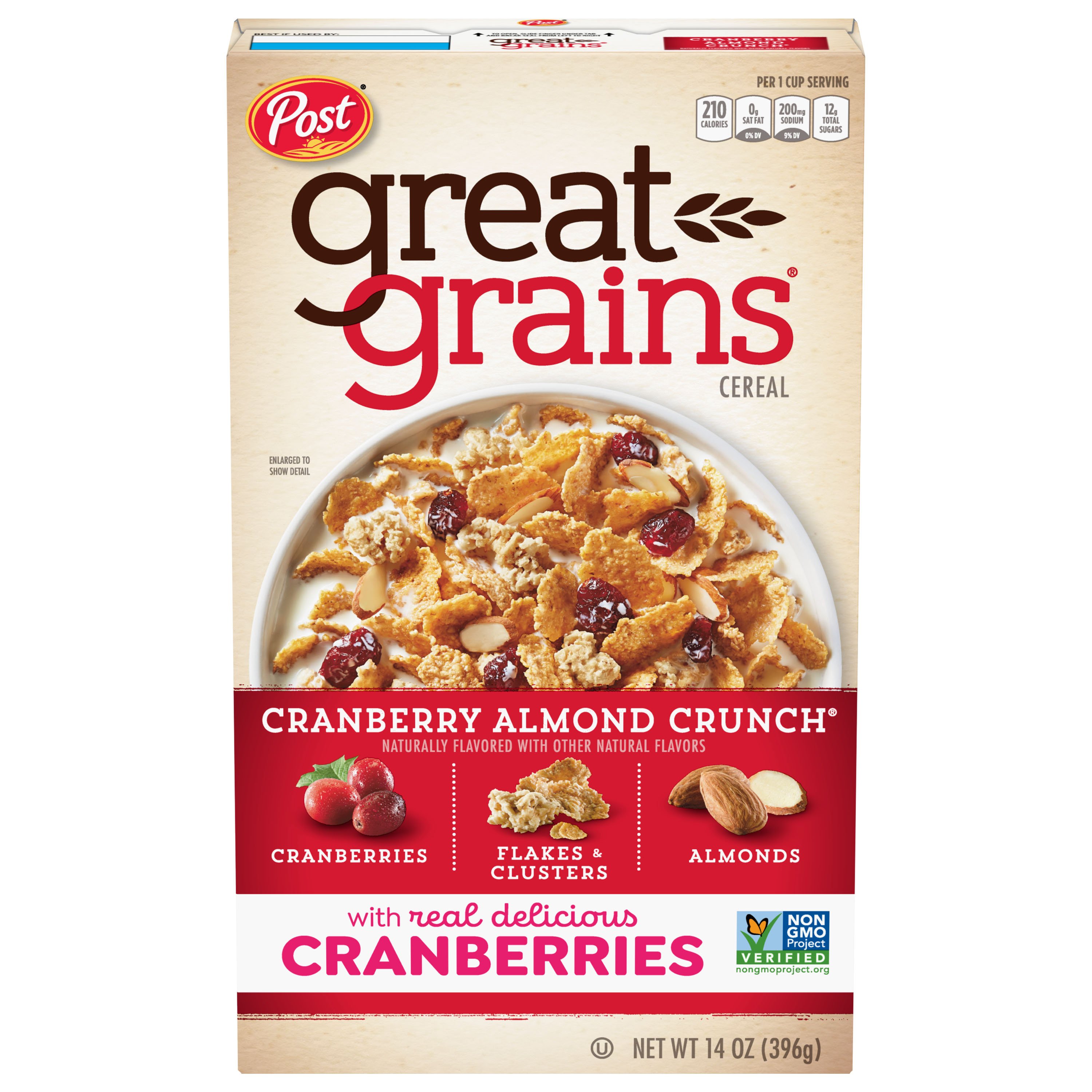 Post Great Grains Cranberry Almond Crunch Whole Grain Cereal Shop