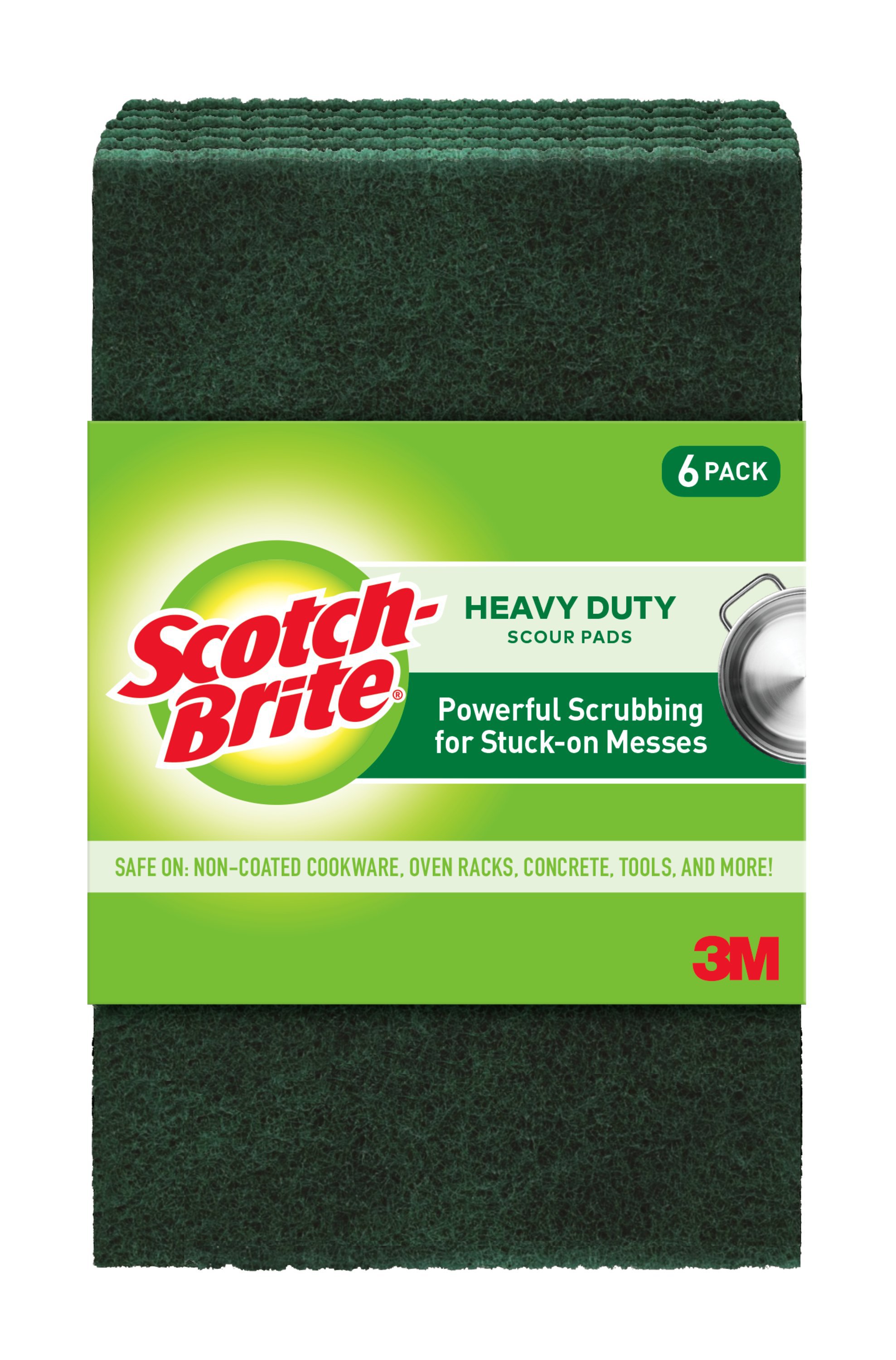 ScotchBrite Heavy Duty Scour Pads Shop Sponges & Scrubbers at HEB