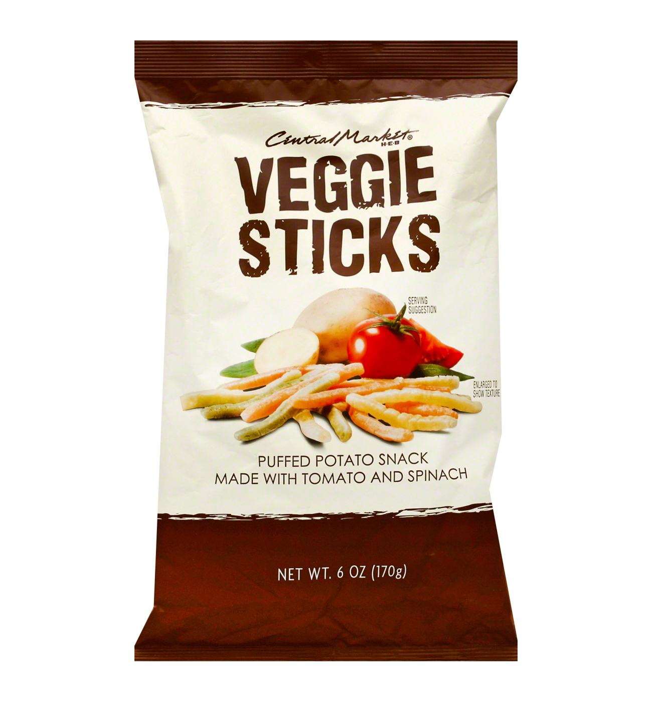 Central Market Veggie Sticks Puffed Potato Snack; image 1 of 2