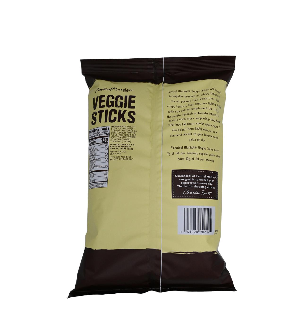 Central Market Veggie Sticks Puffed Potato Snack Shop Chips at HEB