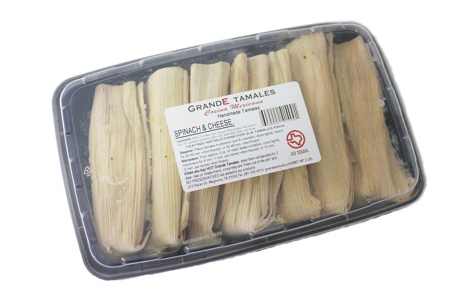 Grande Tamales Spinach & Cheese Tamales Shop Appetizers at HEB