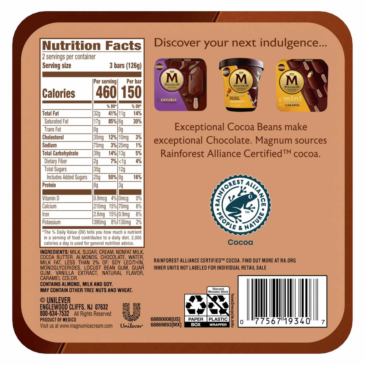 Magnum Mini Almond Ice Cream Bars; image 2 of 12