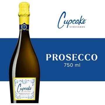 Cupcake Vineyards Glera/Prosecco Italy Sparkling Wine, 750 mL