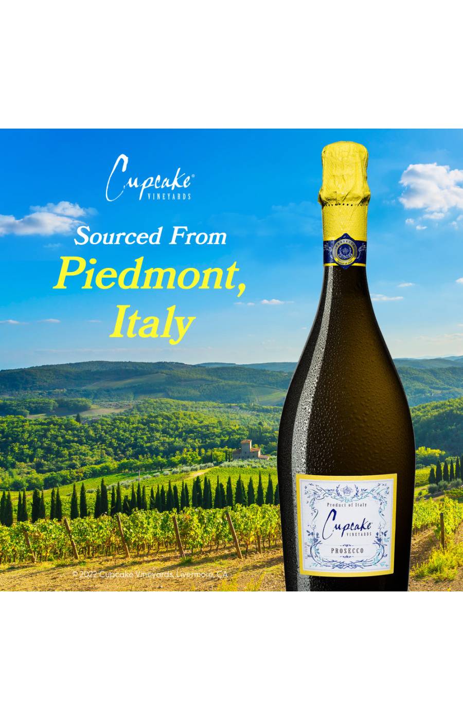 Cupcake Vineyards Glera/Prosecco Italy Sparkling Wine; image 4 of 7