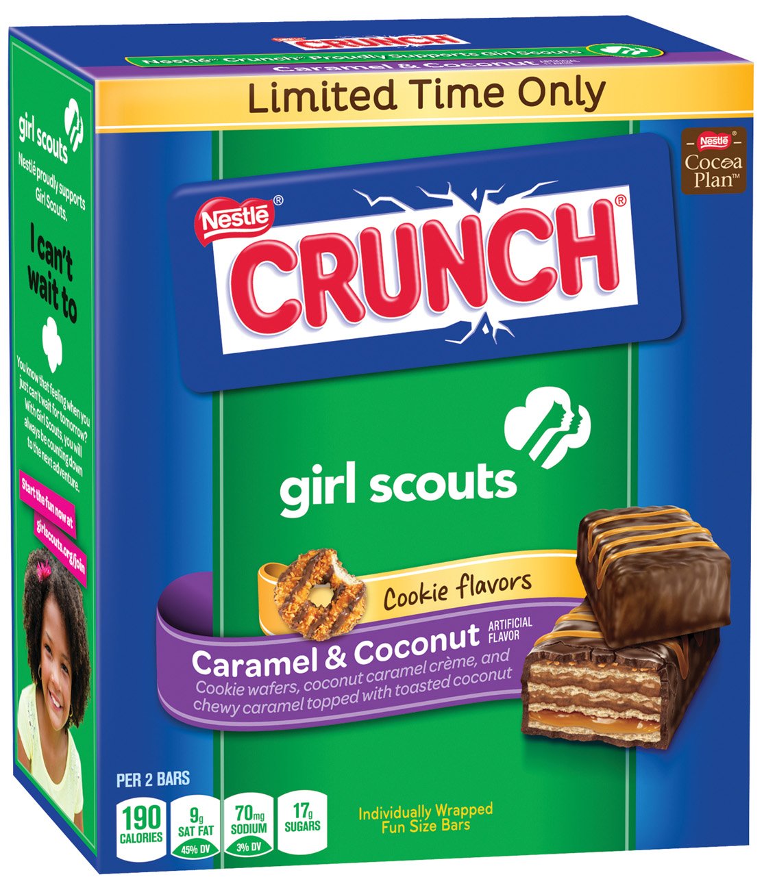 Nestle Girl Scout Caramel And Coconut Cookie Candy Bars Shop Candy at