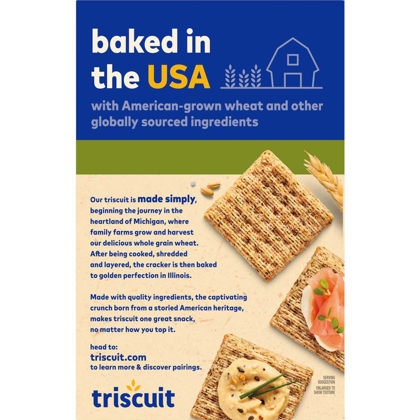 Triscuit Dill, Sea Salt & Olive Oil Whole Grain Wheat Crackers; image 9 of 10