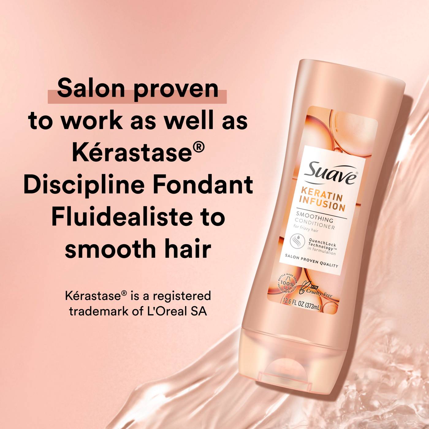 Suave Professionals Smoothing Conditioner - Keratin Infusion; image 8 of 9