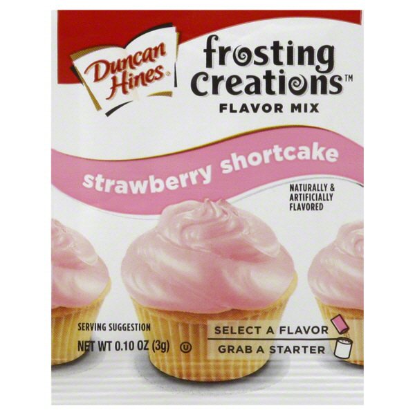 Duncan Hines Frosting Creations Strawberry Shortcake Flavor Mix Shop