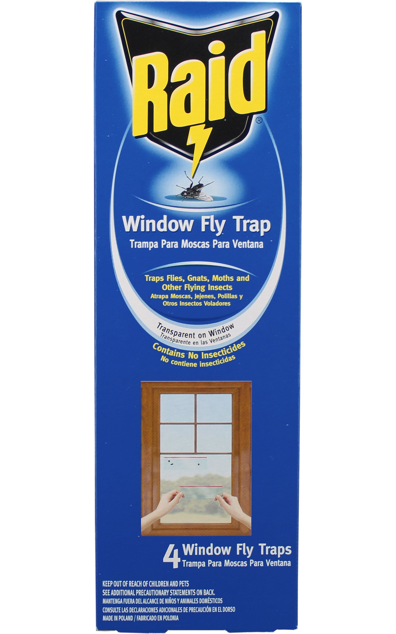 4ct Raid Window Fly Trap Pack of 1 