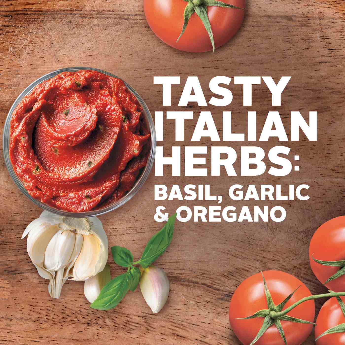 Hunt's Tomato Paste with Basil Garlic and Oregano; image 2 of 6