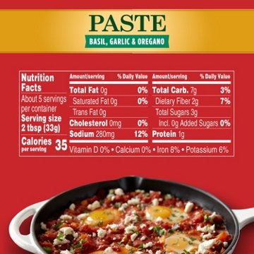Hunt's Tomato Paste with Basil Garlic and Oregano, 6 oz