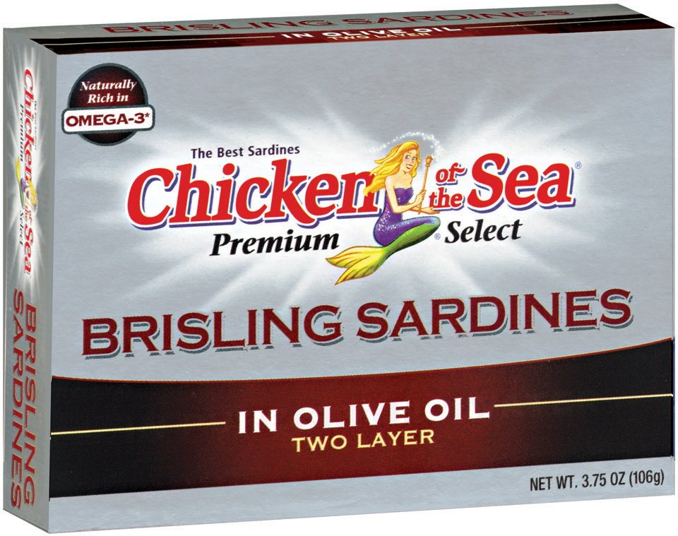 Chicken of the Sea Brisling Sardines in Olive Oil Shop Seafood at HEB