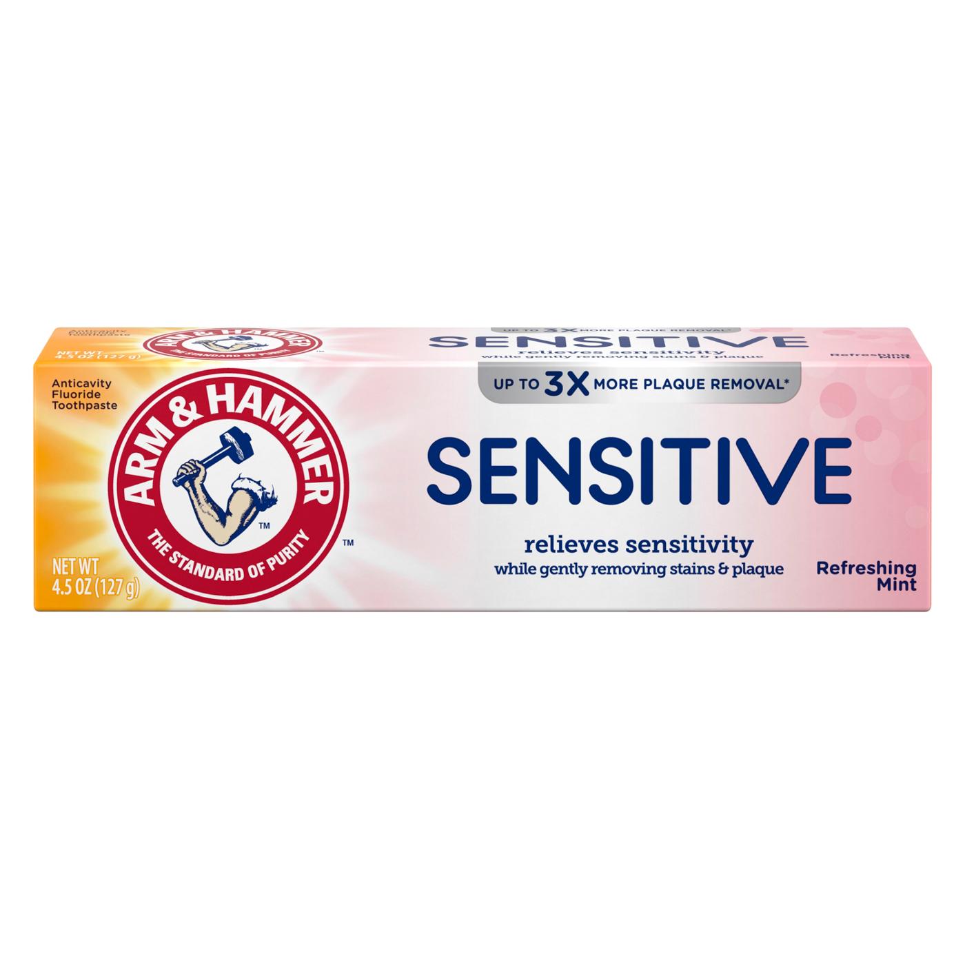 Arm & Hammer Sensitive  Anticavity Fluoride Toothpaste - Refreshing Mint; image 1 of 2