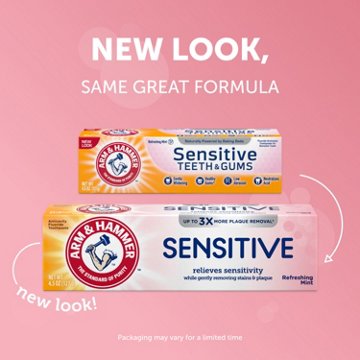 Arm & Hammer Sensitive  Anticavity Fluoride Toothpaste - Refreshing Mint
