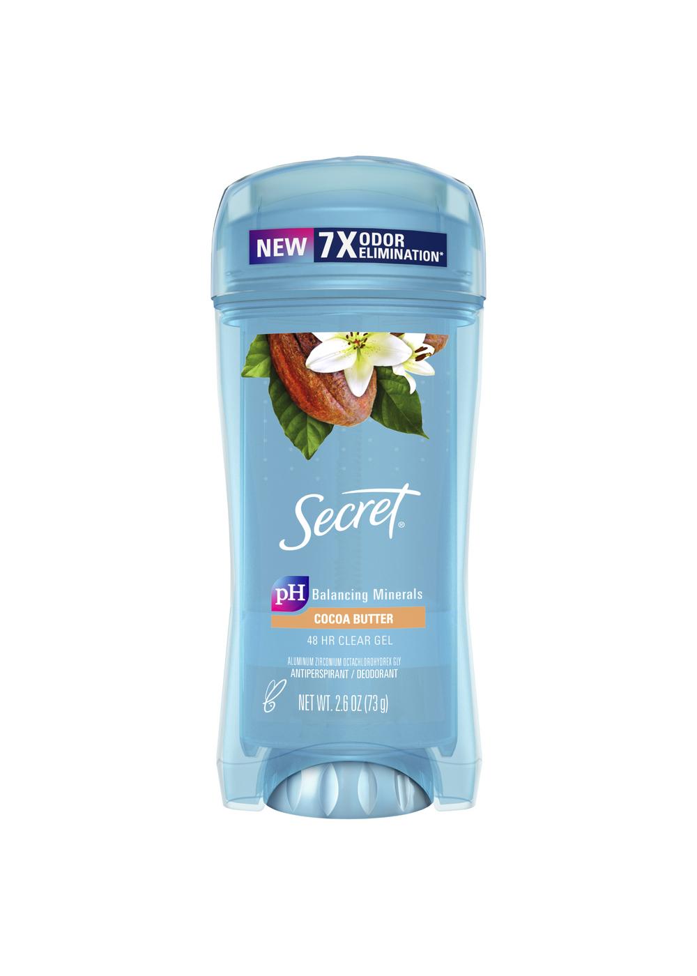 Secret 48 Hr Gel Antiperspirant Deodorant - Cocoa Butter; image 1 of 8