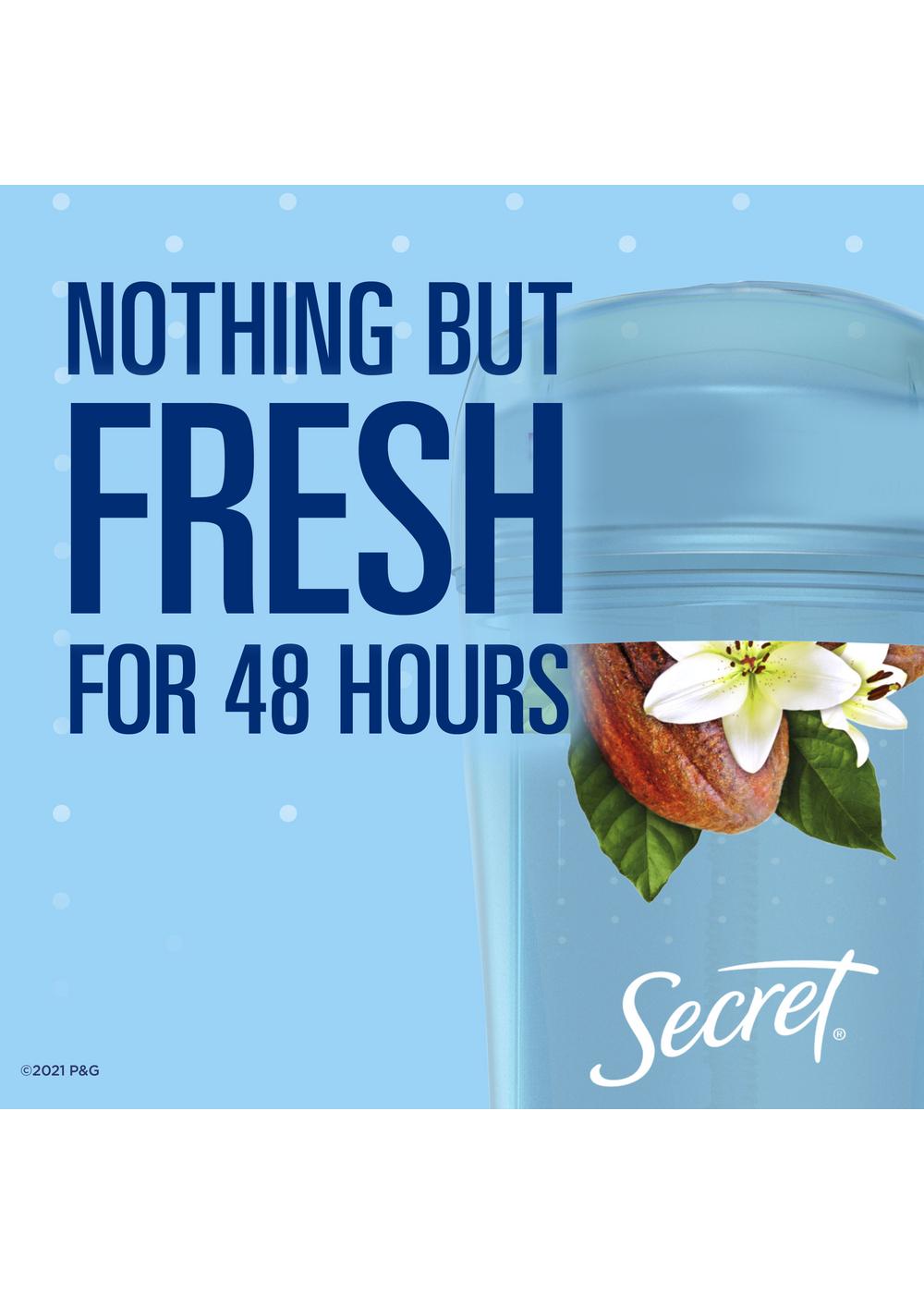 Secret 48 Hr Gel Antiperspirant Deodorant - Cocoa Butter; image 2 of 8