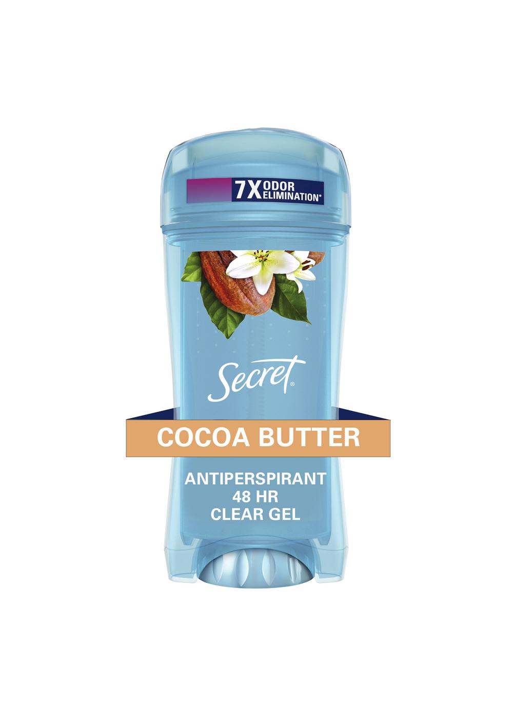 Secret 48 Hr Gel Antiperspirant Deodorant - Cocoa Butter; image 3 of 8