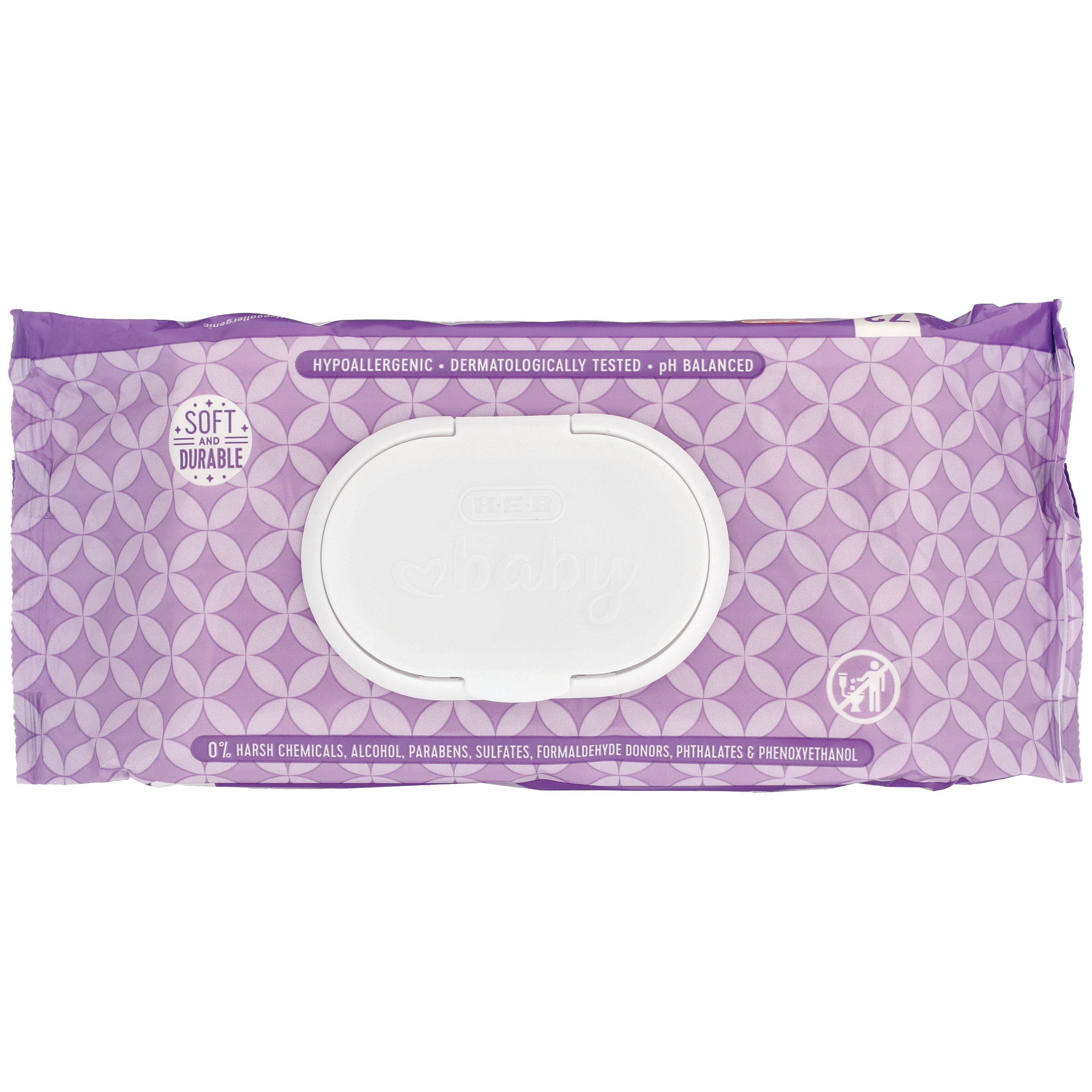 H E B Baby Lavender Wipes Shop Baby Wipes At H E B