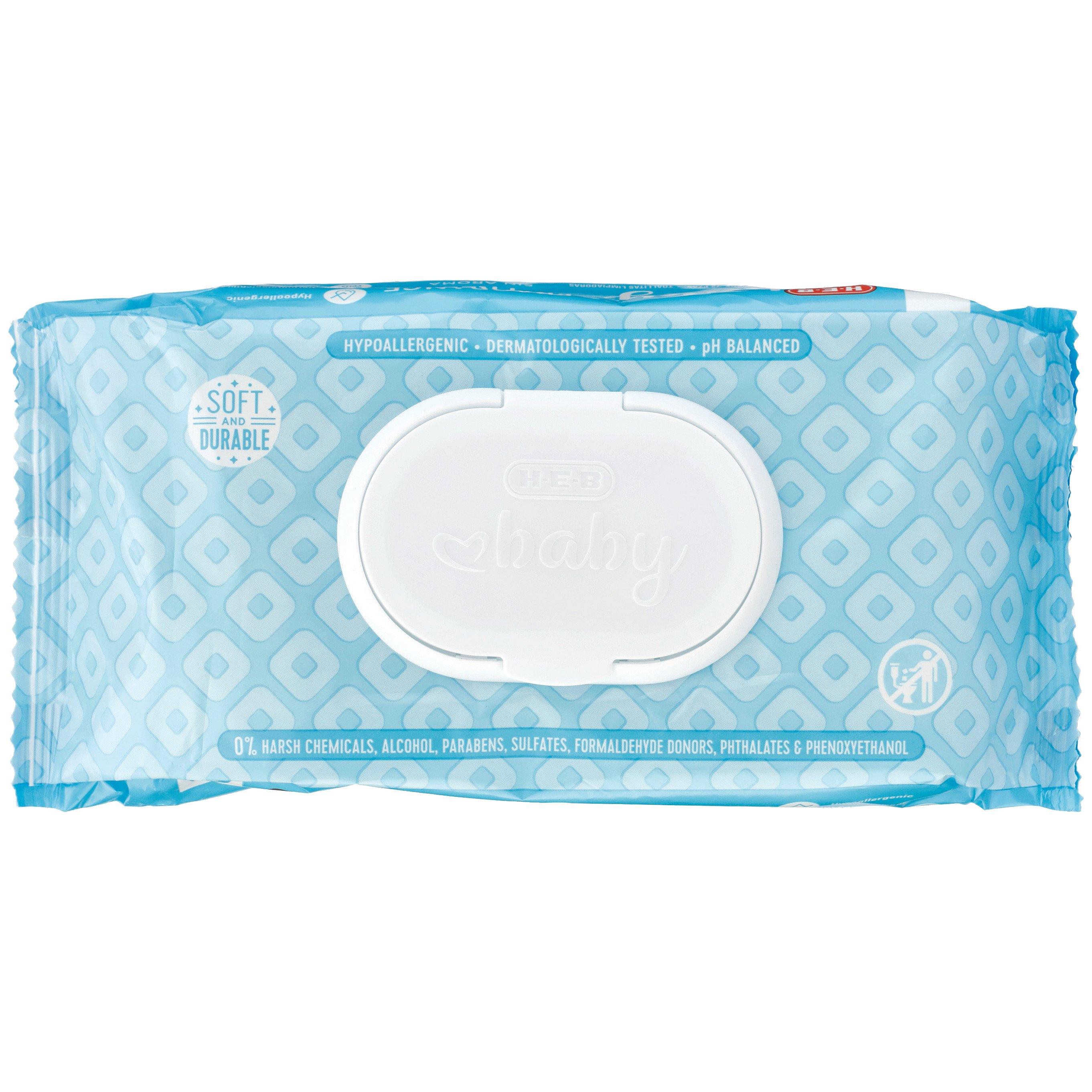 H-E-B Baby Wipes - Fragrance Free