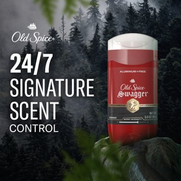 Old Spice Aluminum Free Deodorant for Men, Swagger with Cedarwood, 2 Pack