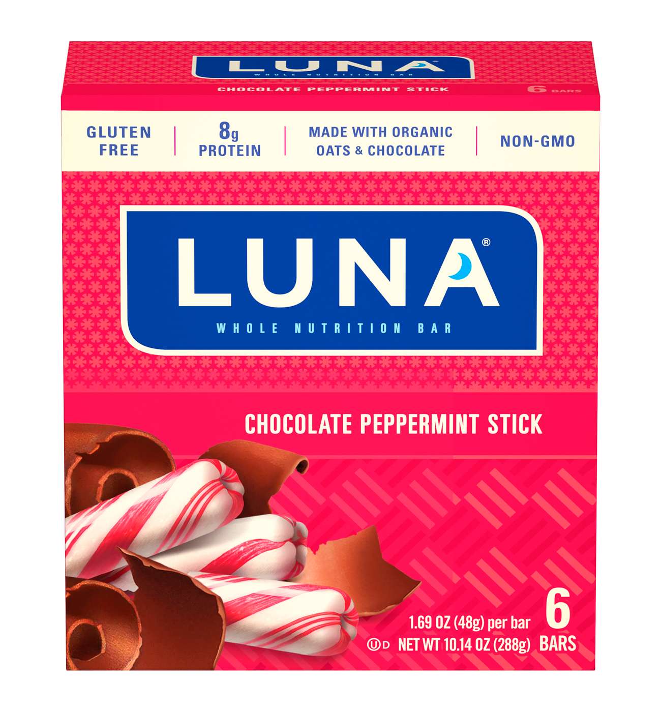 Luna 7g Protein Whole Nutrition Bars - Chocolate Peppermint Stick; image 2 of 2