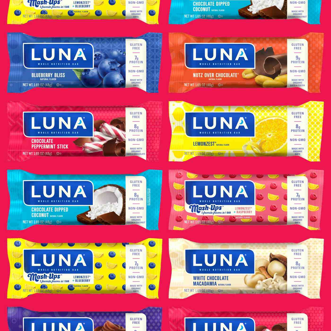 Luna 7g Protein Whole Nutrition Bars - Chocolate Peppermint Stick; image 6 of 7