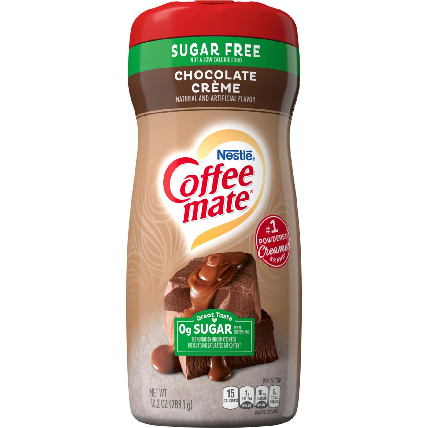 Nestle Coffee Mate Sugar Free Chocolate Creme Powder Coffee Creamer; image 1 of 4