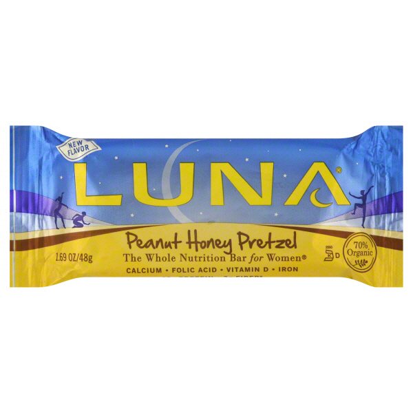 Luna Peanut Honey Pretzel Nutrition Bar - Shop Granola & Snack Bars at ...