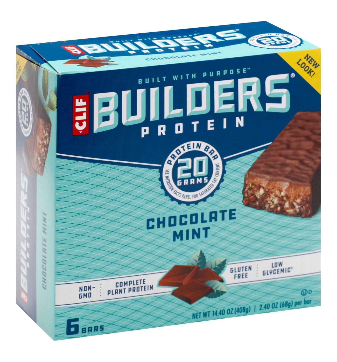 Clif Builders 20g Protein Bars - Chocolate Mint; image 2 of 2