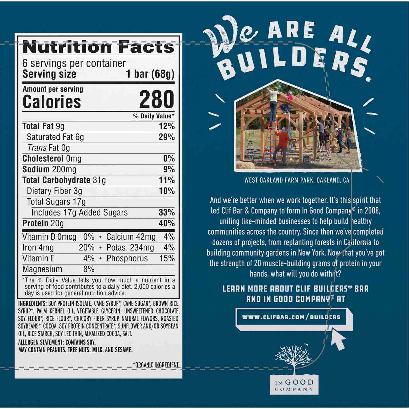 Clif Builders 20g Protein Bars - Chocolate Mint; image 9 of 10