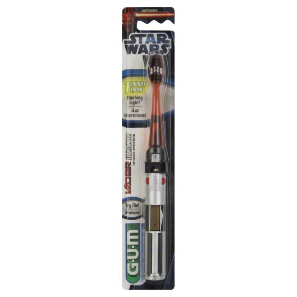 GUM Star Wars Light Saber Soft Toothbrush Shop Toothbrushes at HEB