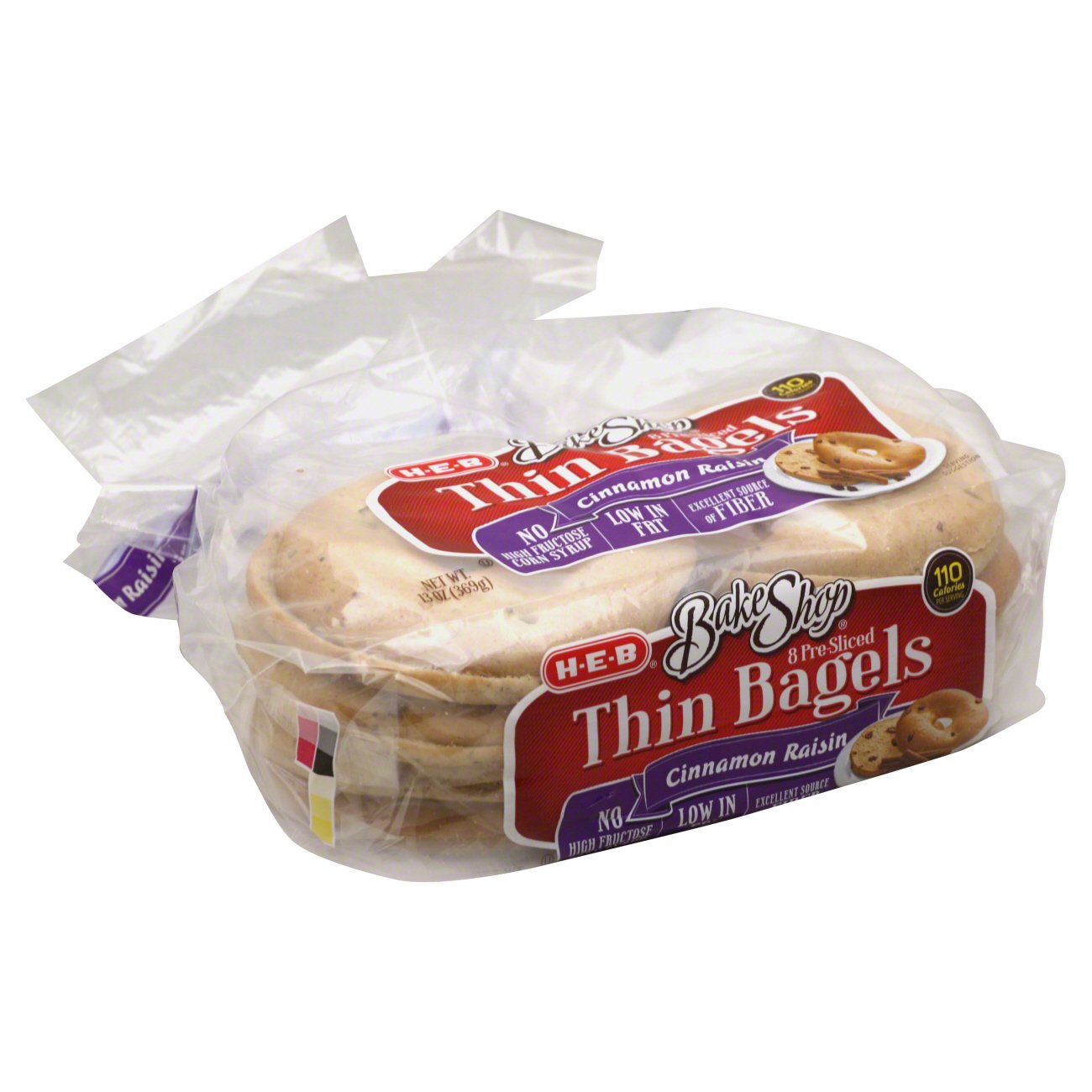 HEB Bake Shop Cinnamon Raisin Thin Bagels Shop Bread at HEB
