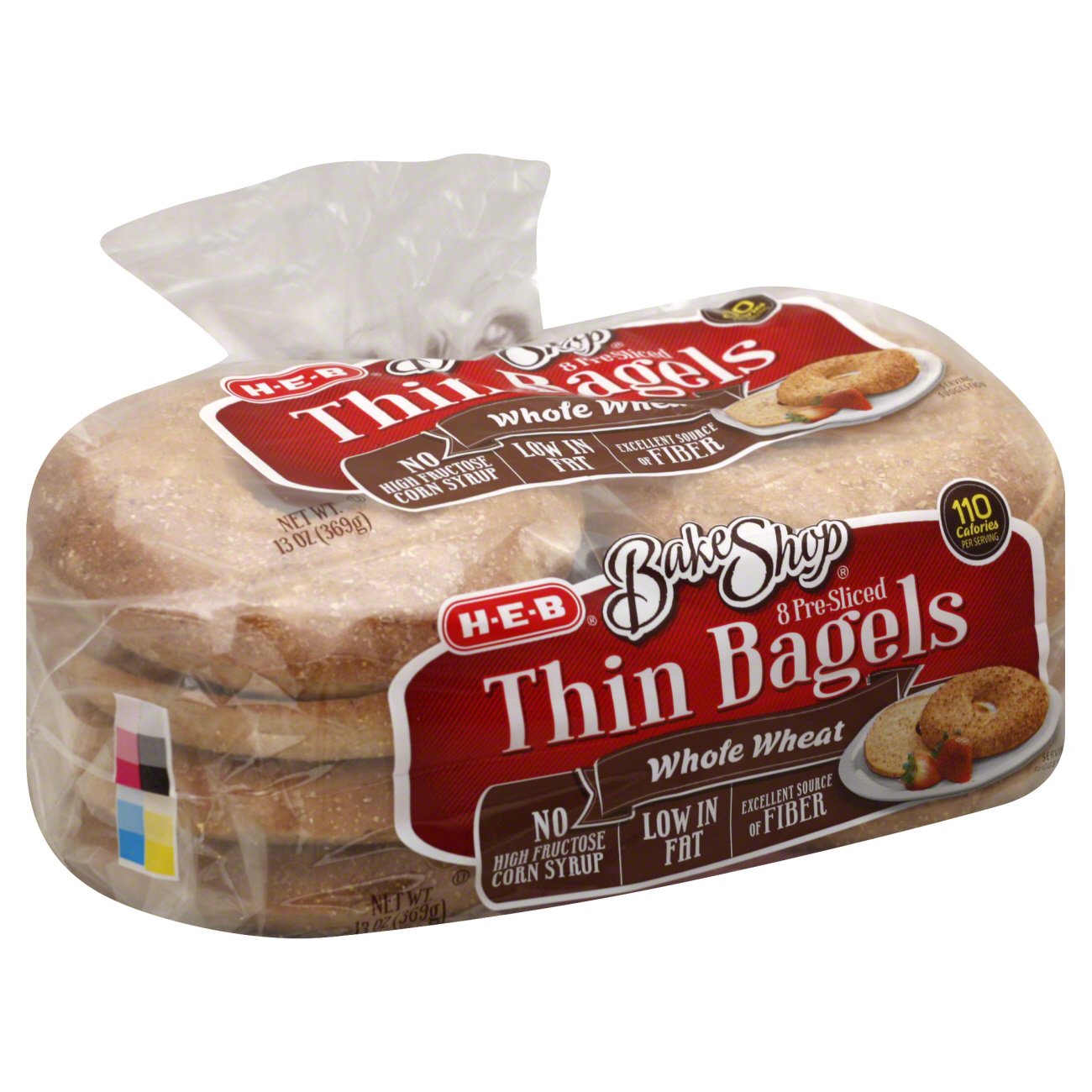 H-E-B Bake Shop Whole Wheat Thin Bagels - Shop Bagels At H-E-B