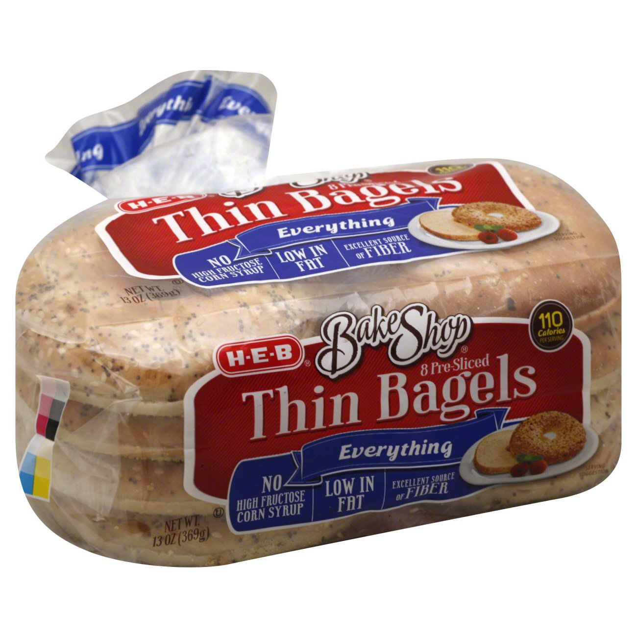 H-E-B Bake Shop Everything Thin Bagels - Shop Bread At H-E-B