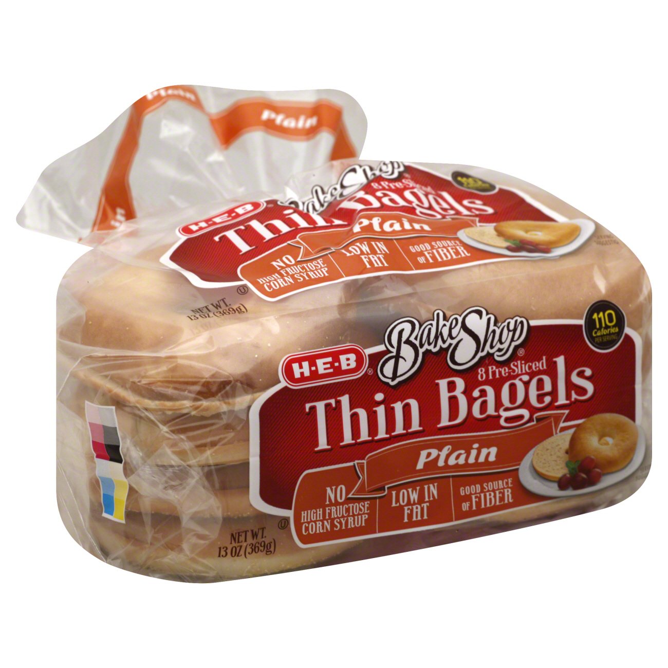 H-E-B Bake Shop Plain Thin Bagels - Shop Bread at H-E-B