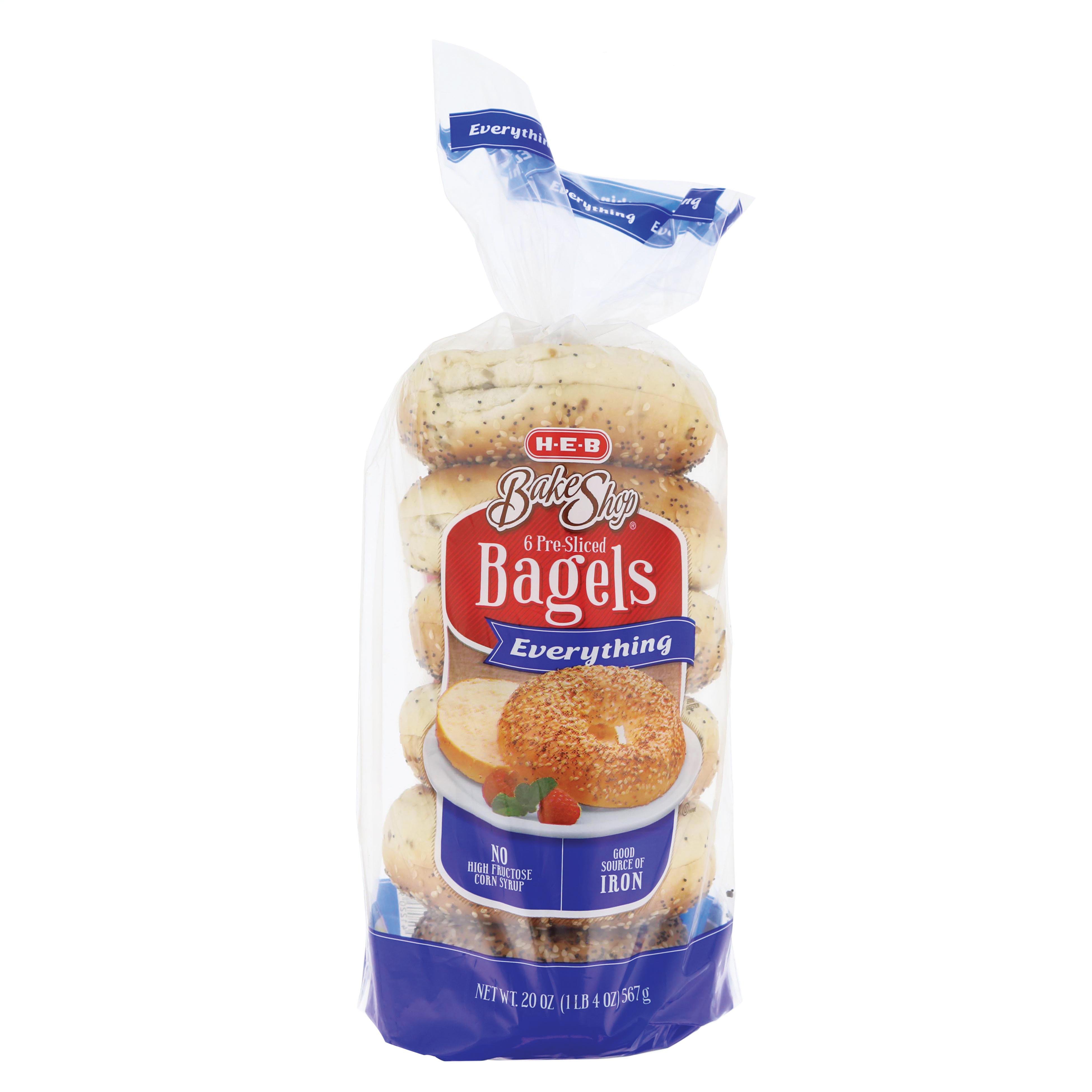 HEB Bake Shop Everything PreSliced Bagels Shop Bread at HEB