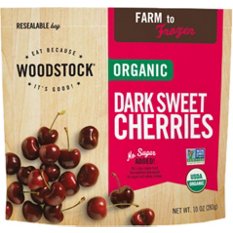 Woodstock Organic Dark Sweet Cherries, 10 oz | Central Market