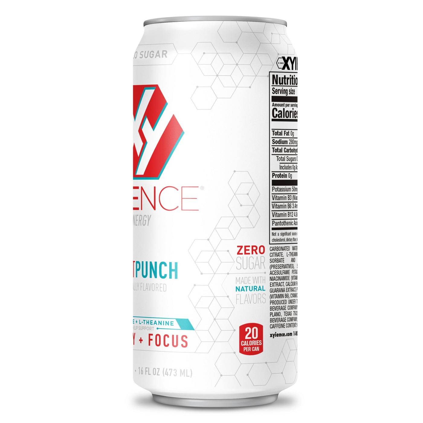 XYIENCE Zero Sugar Energy Drink - Fruit Punch; image 7 of 7