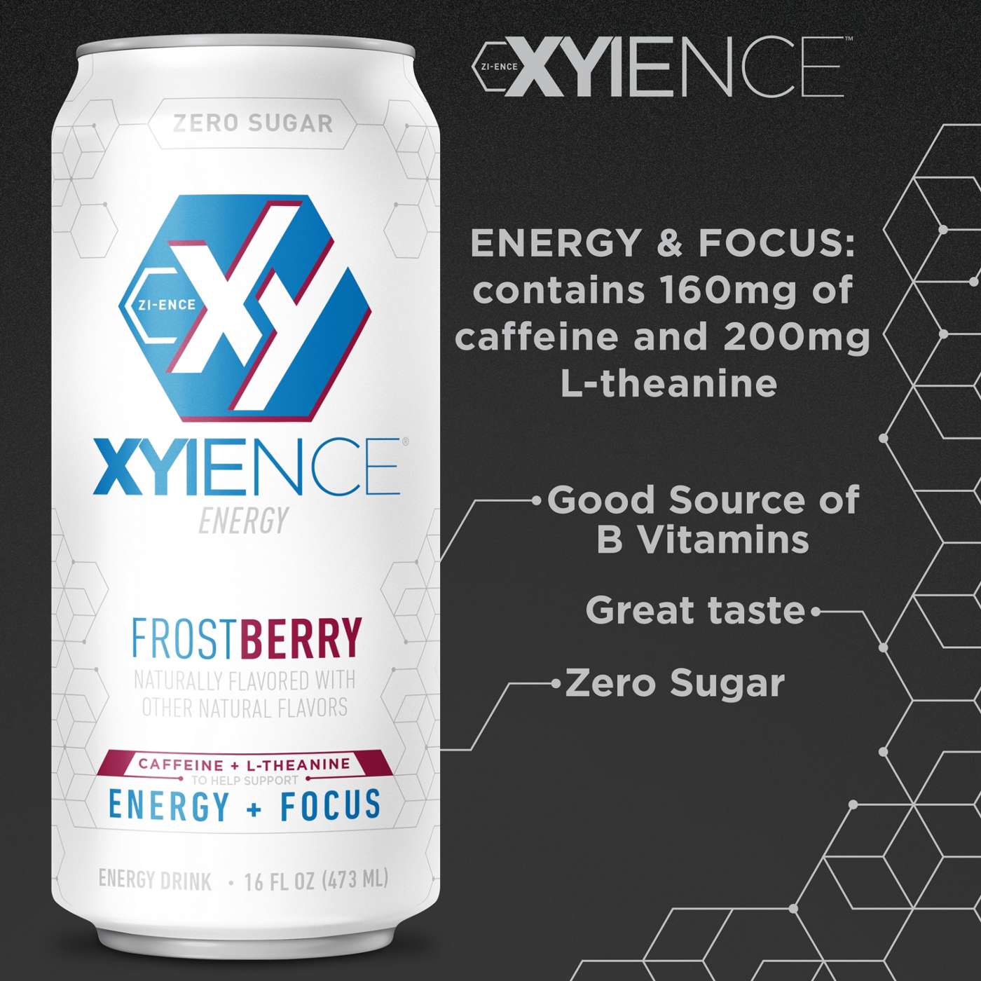 XYIENCE Zero Sugar Energy Drink - Frostberry; image 3 of 6