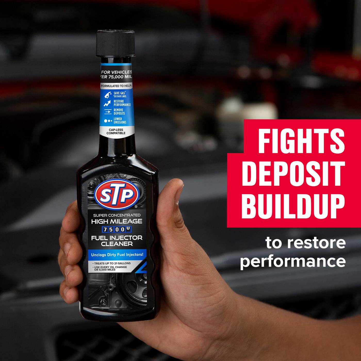 STP High Mileage Fuel Injector Cleaner; image 2 of 4