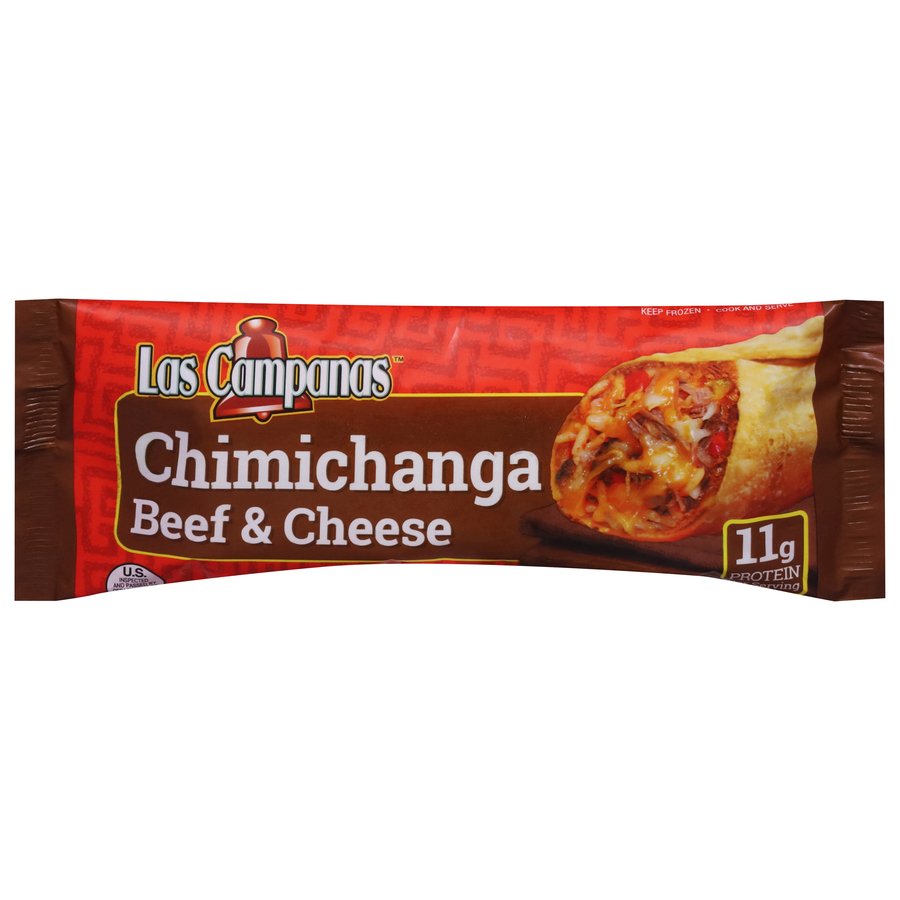 Beef and cheddar chimichangas