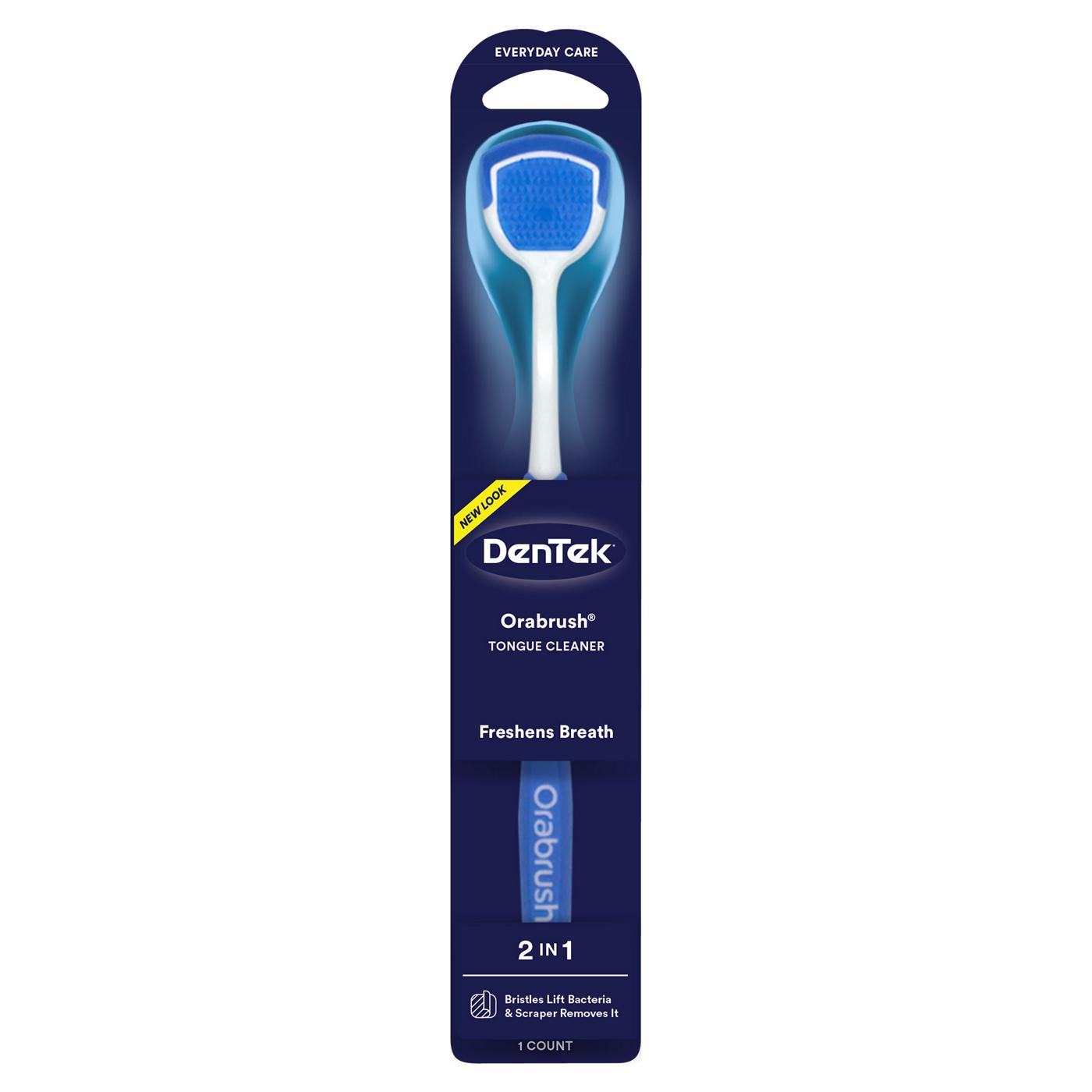 DenTek Orabrush Fresh Breath Tongue Cleaner; image 1 of 4