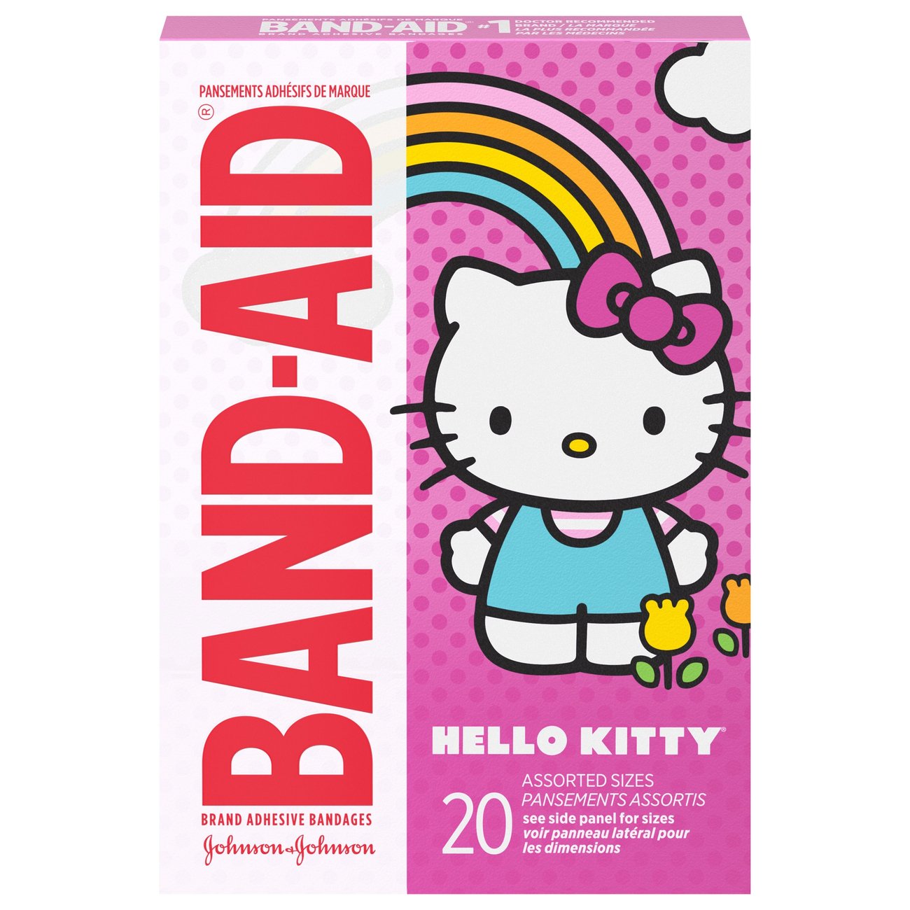 Band Aid Brand Adhesive Bandages Featuring Hello Kitty For Kids Assorted Sizes Shop Bandages Gauze At H E B