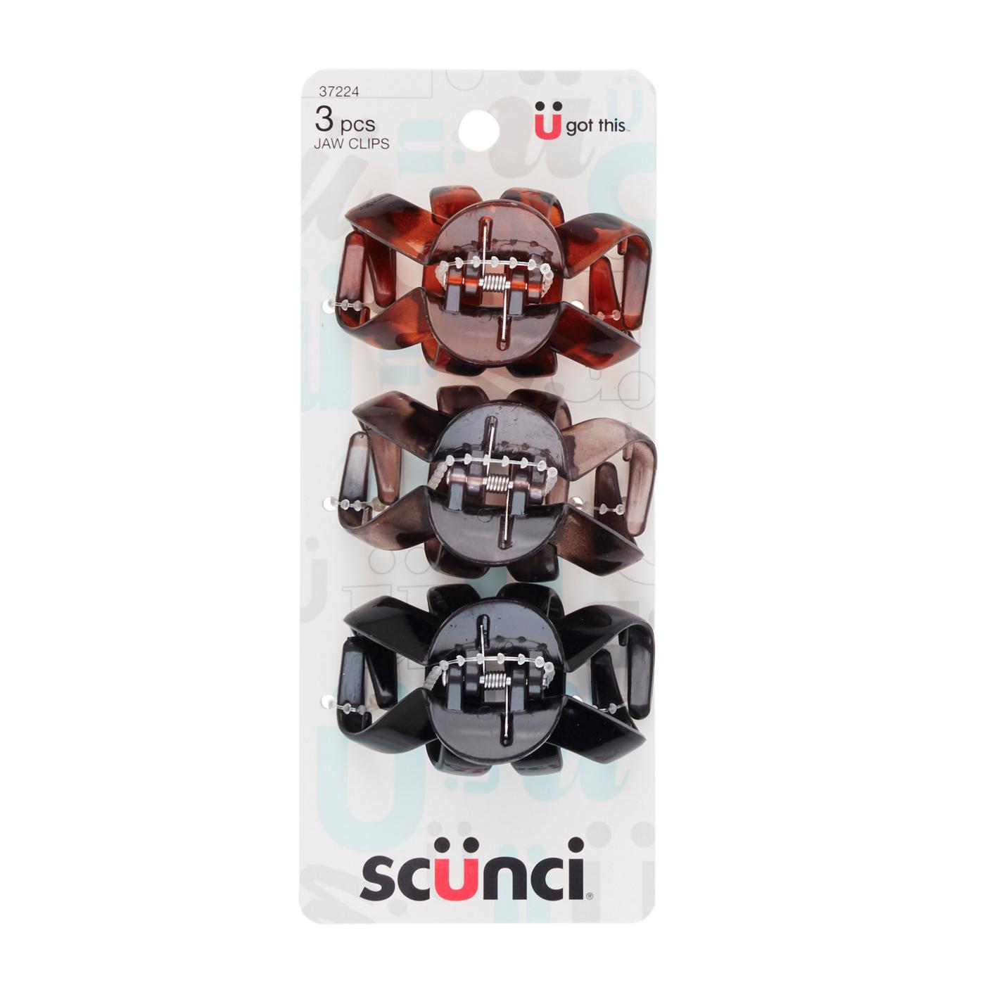 Scunci Effortless Beauty Medium Jaw Clips Shell; image 1 of 2