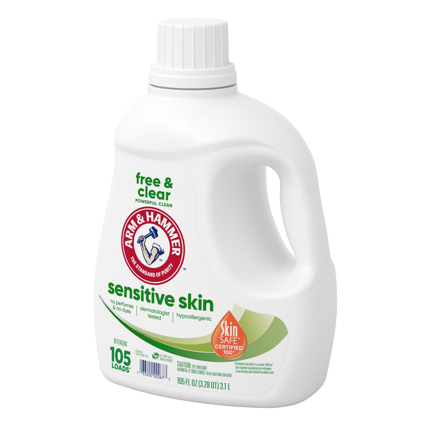 Arm & Hammer Free & Clear HE Liquid Laundry Detergent, 105 Loads; image 2 of 4