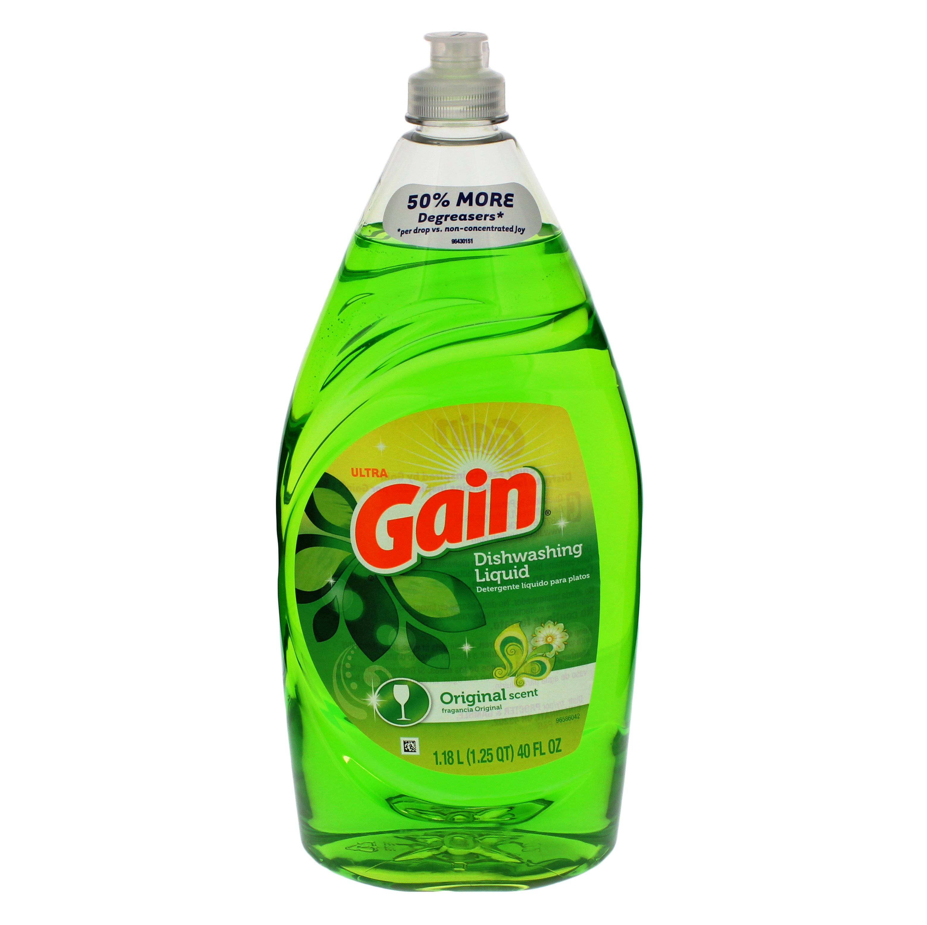 Gain Ultra Original Scent Dishwashing Liquid - Shop Dish soap ...